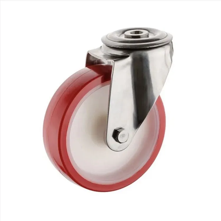 PU Stainless Steel Industrial Caster